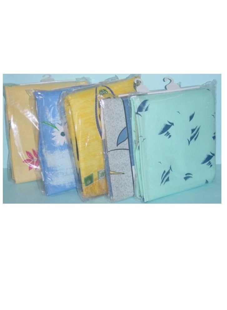 فاجور Ironing Board Cover 15" x 48" – Cotton Fabric with Felt Padding & Drawstring Fit | Assorted Colours - Image 2