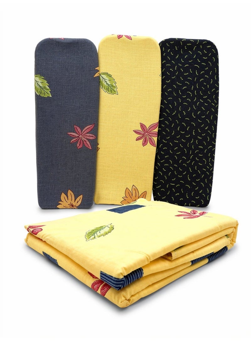 fagor Ironing Board Cover 15" x 48" – Cotton Fabric with Felt Padding & Drawstring Fit | Assorted Colours - Image 2