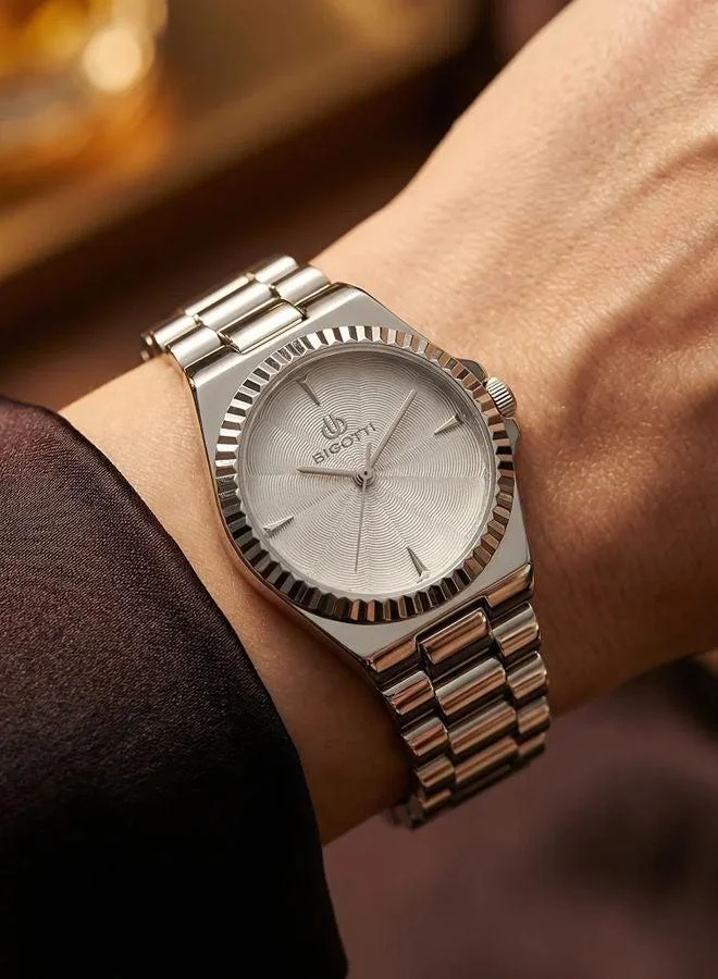 BIGOTTI Bigotti - Quotidiano Women Watch | Stainless Steel Band |Brass Case | Analog | Round Dial | Mineral Glass | Japanese Quartz | Water Resistant 30 Meters
