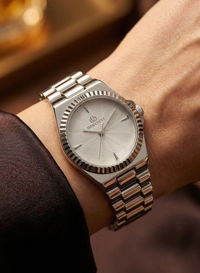 Bigotti - Quotidiano Women Watch | Stainless Steel Band |Brass Case | Analog | Round Dial | Mineral Glass | Japanese Quartz | Water Resistant 30 Meters - Image 2