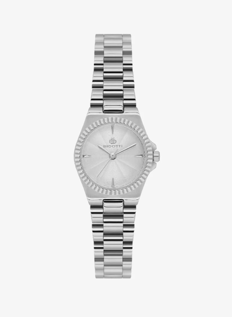BIGOTTI Bigotti - Quotidiano Women Watch | Stainless Steel Band |Brass Case | Analog | Round Dial | Mineral Glass | Japanese Quartz | Water Resistant 30 Meters