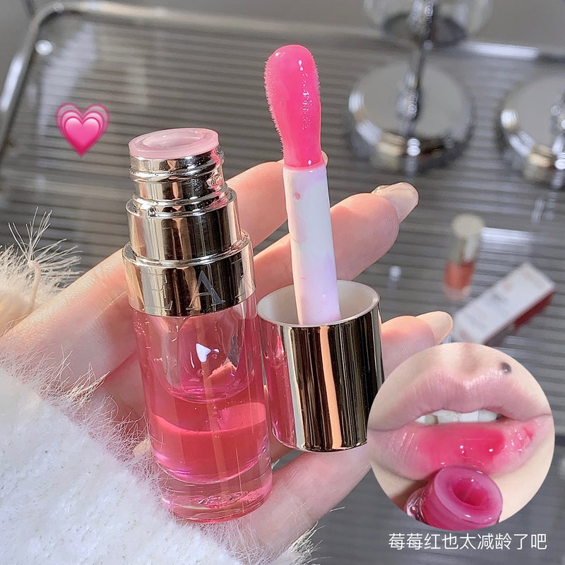 Gegebear Plant Extract Yingliang Lip Oil Lip Care Moisturizing And Moisturizing Makeup Holding Color Lip Honey Cosmetic - Image 4