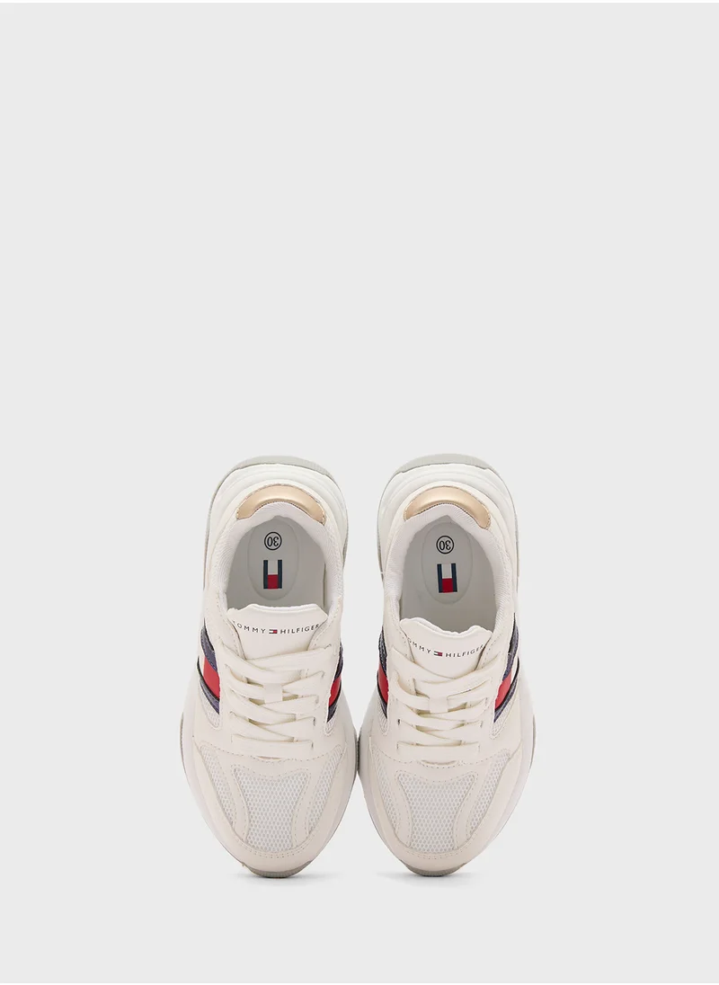 TOMMY HILFIGER Kids Low Top Lace Up Sneakers