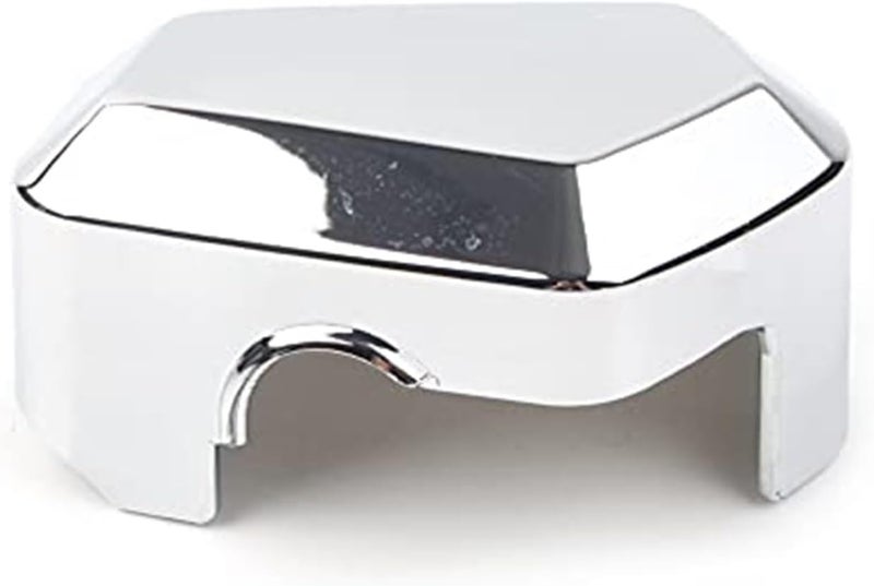 QASULER Chrome Motorcycle Brake Fluid Reservoir Cover - Image 4