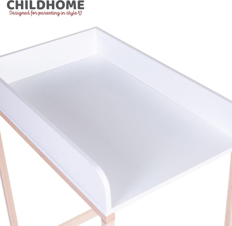 CHILDHOME طاولة تغيير 2 في 1 من تشايلدهوم مع حوض استحمام للأطفال - Image 2