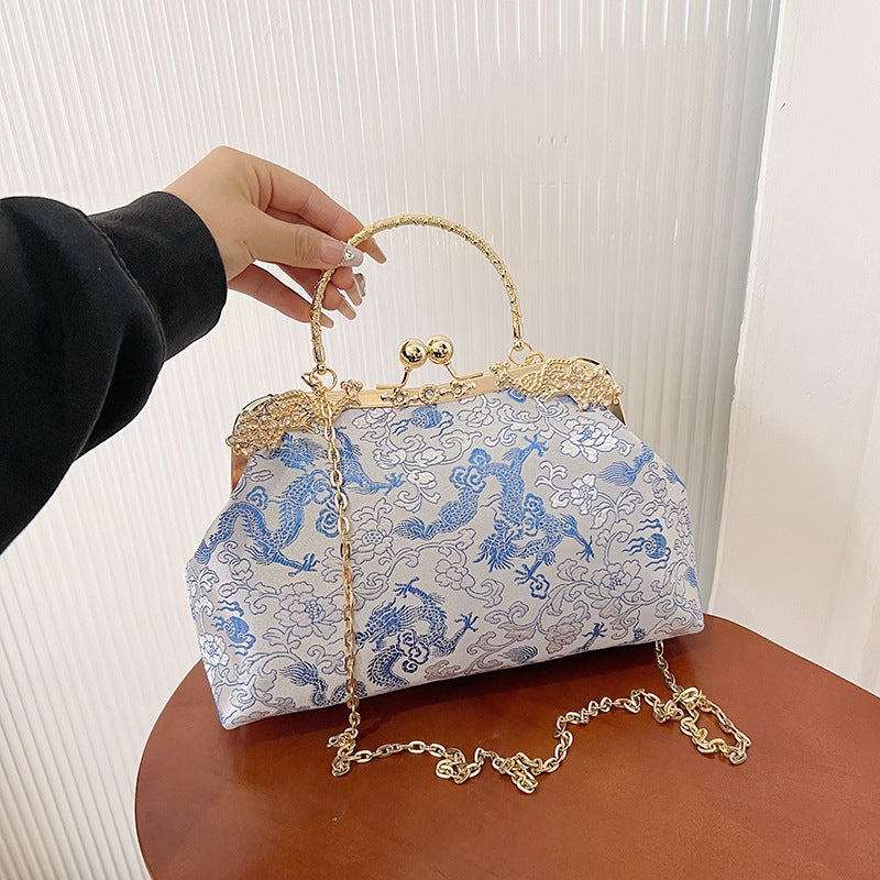 Fashion Banquet Bag Handbag Women'S Style Elegant Chain Shoulder Bag Dress Portable Crossbody Bag - Image 5