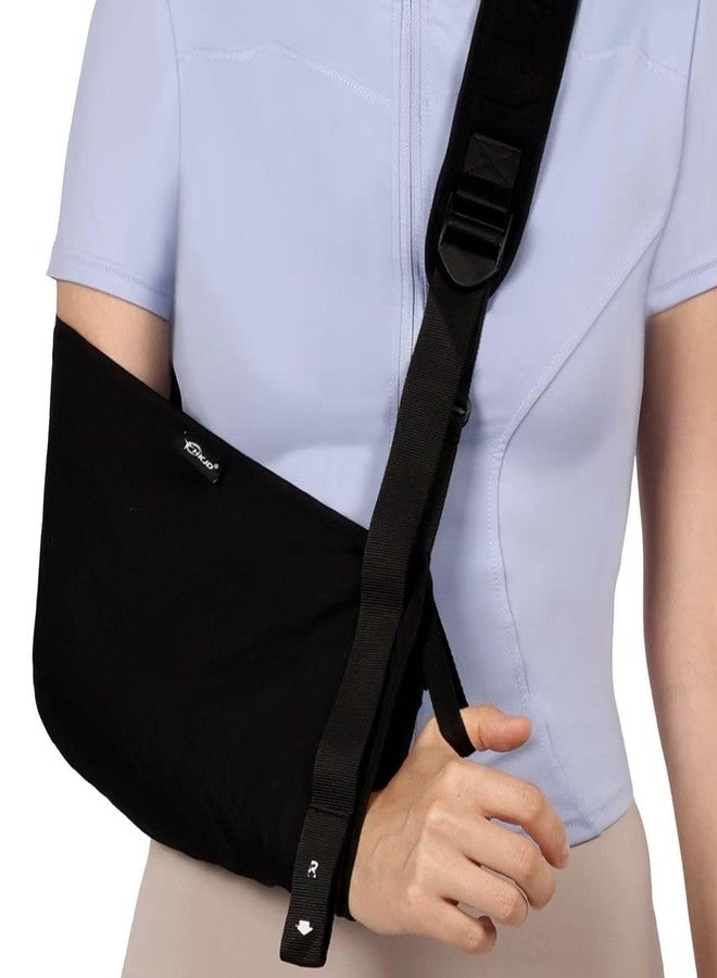 HKJD Arm Sling for Shoulder, Wrist, Elbow Injuries, Breathable and Adjustable Shoulder Immobilizer Sling for Men and Women with Thumb Loop, Support for Rotator Cuff Tear, Left or Right Arm - Image 1