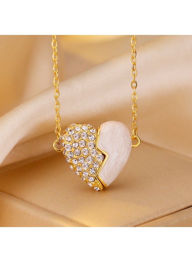KUYING Fashionable Retro Light Luxury Personalized Necklace 