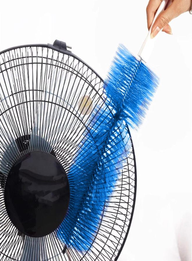 Microfiber dust removal fan cleaning brush Blue (2 pack), suitable for cleaning ceiling fans, exhaust vents, curtains, etc. - Image 3