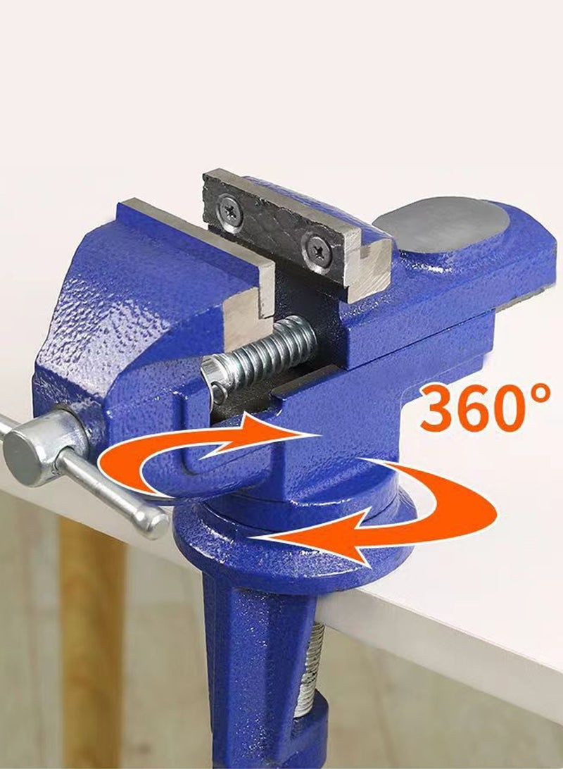 LOOPITYS Home Vise Universal Rotate 360° Work Clamp-On Vise, 3.2" ,Heavy duty table tiger pliers, high load-bearing clamping pliers, industrial maintenance tools, bench pliers - Image 3