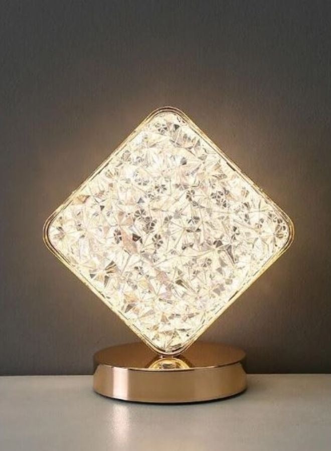 سکیلو مصباح مكتب LED إبداعي على شكل مربع - تصميم فريد من نوعه على شكل قمر أو نجمة أو مربع، إضاءة بيضاء دافئة، مثالي لغرف النوم والحضانة وغرف الأطفال، طراز عصري، فكرة هدية رائعة - Image 1