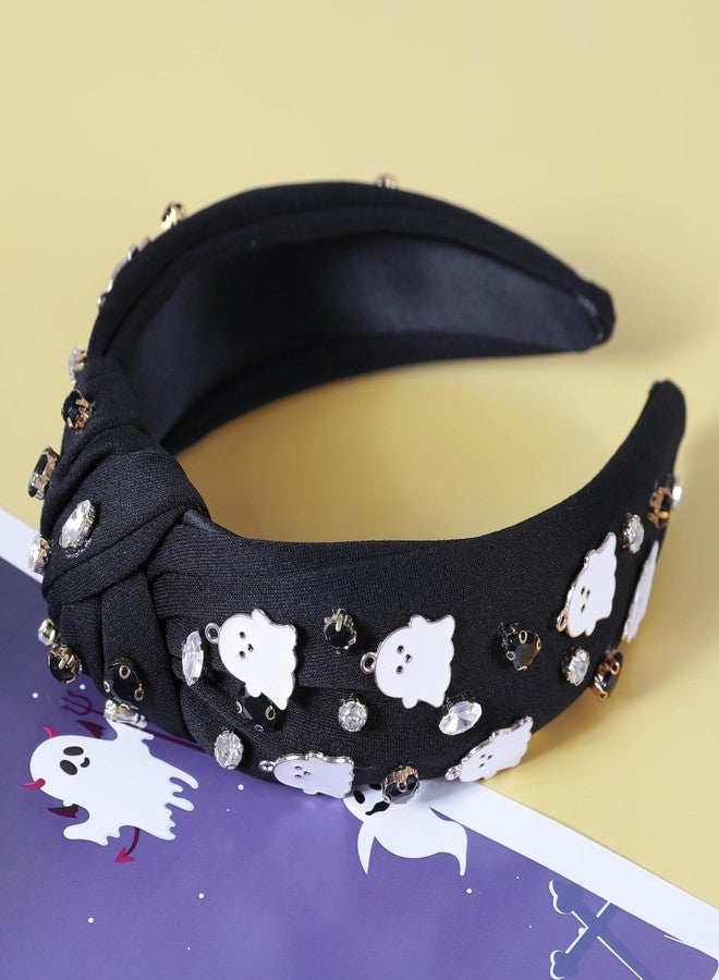 Jacnkb Cute Witch Mini Pointy Black Hat - Witch & Wizard Spiderweb Hair Hoop Headband - Halloween Party Hairband & Accessories - Image 4