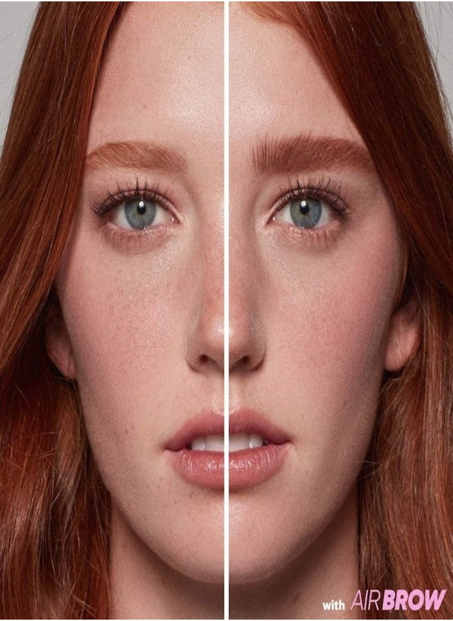 Kosas Air Brow Tinted Clean Volumizing Eyebrow Gel 3.7g - Auburn - True Auburn Full, Fluffy & Defined Brows