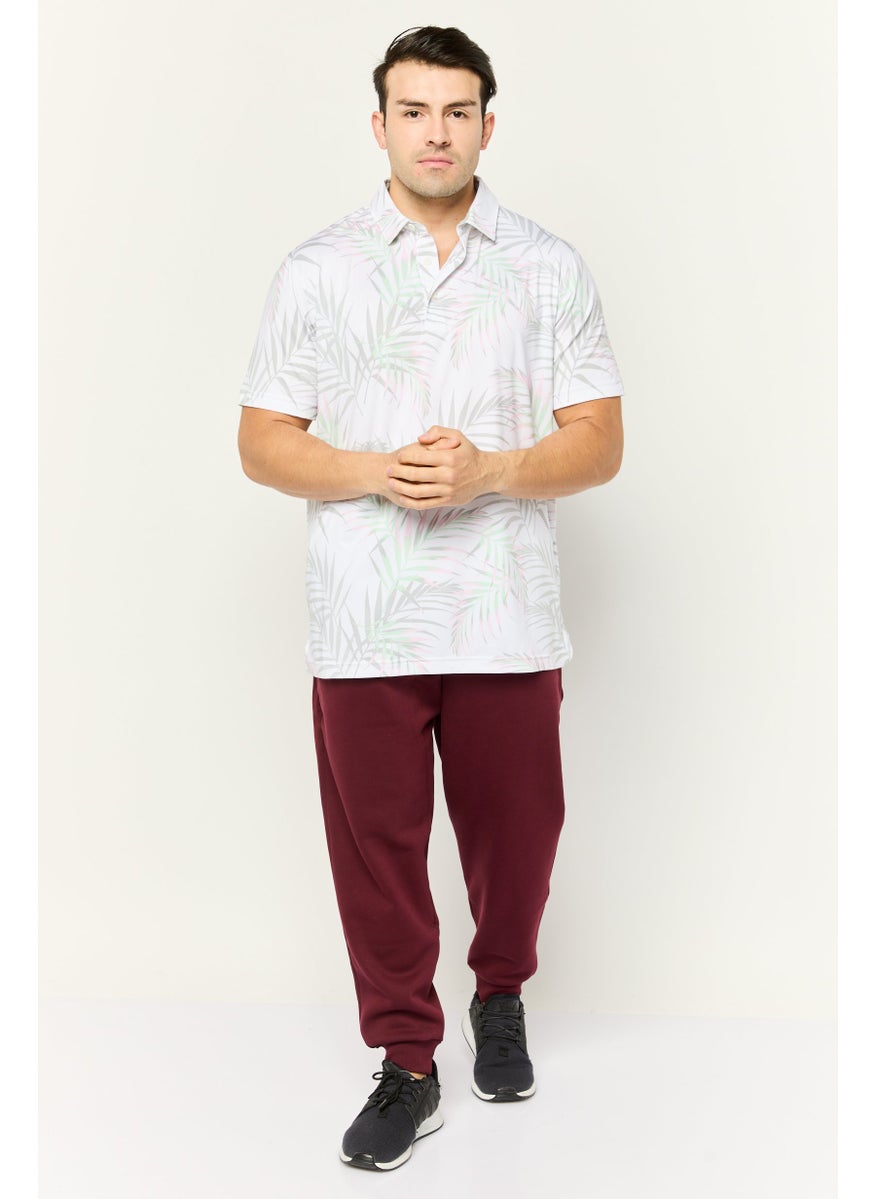 PUMA Men Sportswear Fit Short Sleeves Outdoors Polo Shirts, White  - Image 2