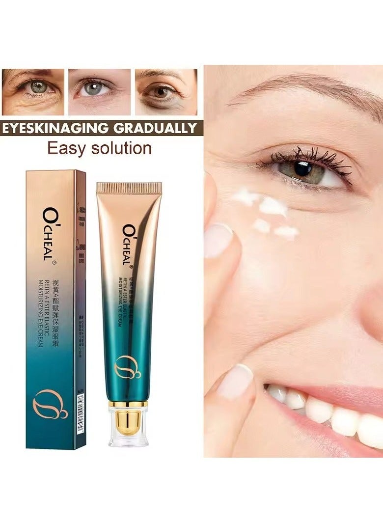 OCHEAL Eye Moisturizing Cream Fades Fine Lines Anti Dark Circles Eye Serum Remove Eye Bag Puffiness Anti-Aging Firmness Eye Care - Image 2