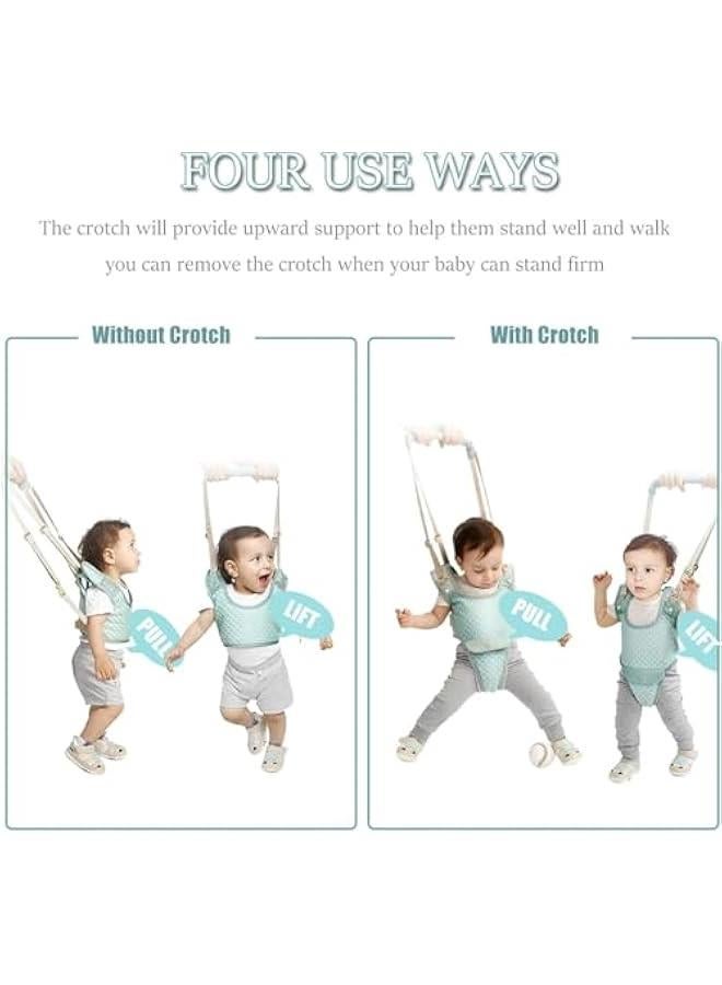 Handheld Baby Walking Harness, baby learning to walk safety belt, Adjustable Walker Safety Harness Assistant Belt for Toddler Infant Child 7-24 Month (Mint Green) - Image 5