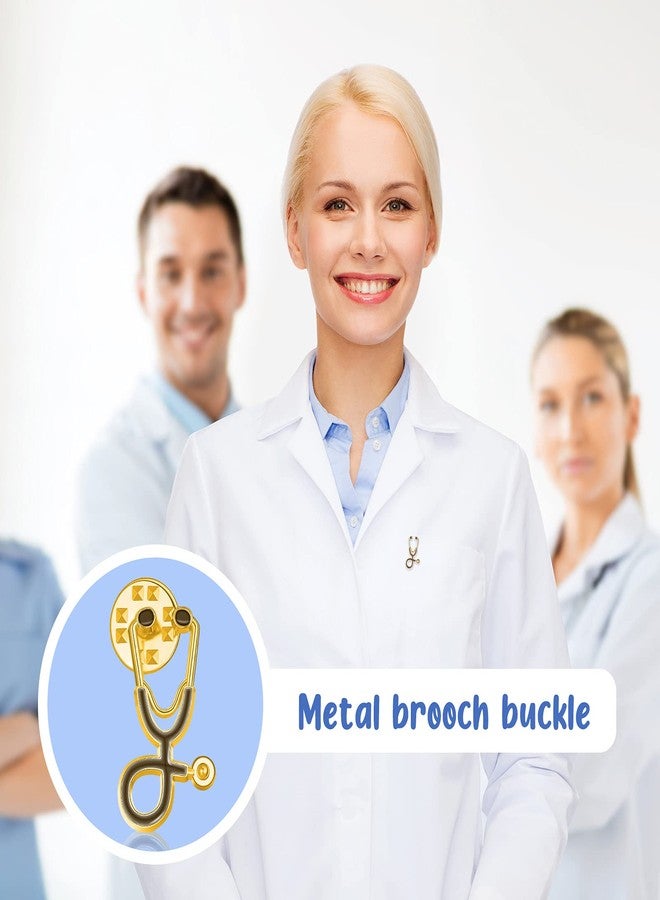 MTLEE Stethoscope Brooch Pins Nurse Week Gifts, Daisy Flower Enamel Lapel Pin Clothing Bags Decoration Brooch for Medical Doctor Nurse Graduation Presents, Assorted Colors(Stethoscope,30 Pieces) - Image 5