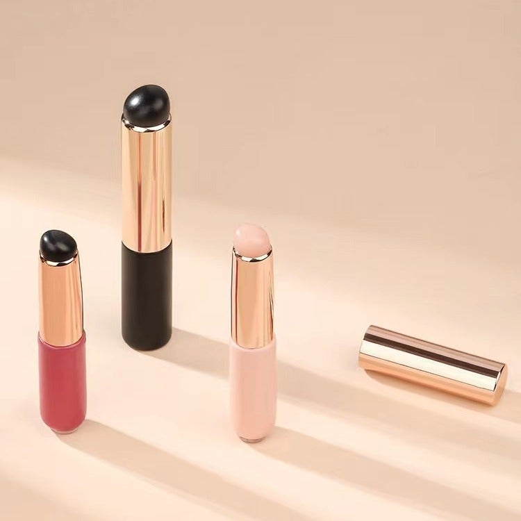 New Silicone Concealer Brush Finger-Like Nail Art Pen Portable Round Head Silicone Lip Brush Lipstick Brush Concealer - Image 5