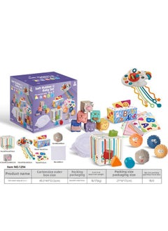 Export Baby Play Soft Glue Stacked Le Sessele Digital Animal Building Blocks Finger Doll Toy-Color:94 Soft Plastic Baby Set Combination 6 In 1