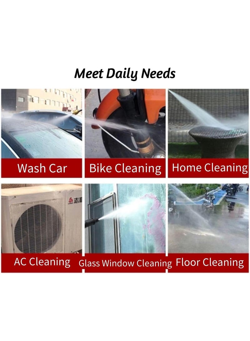 GearZone 2000 Watt 135 Bar Electric High Pressure Home Car Wash Machine, 10 Meters Hose with Accessories, Compact Design, Pressure Washer for Car - Image 3