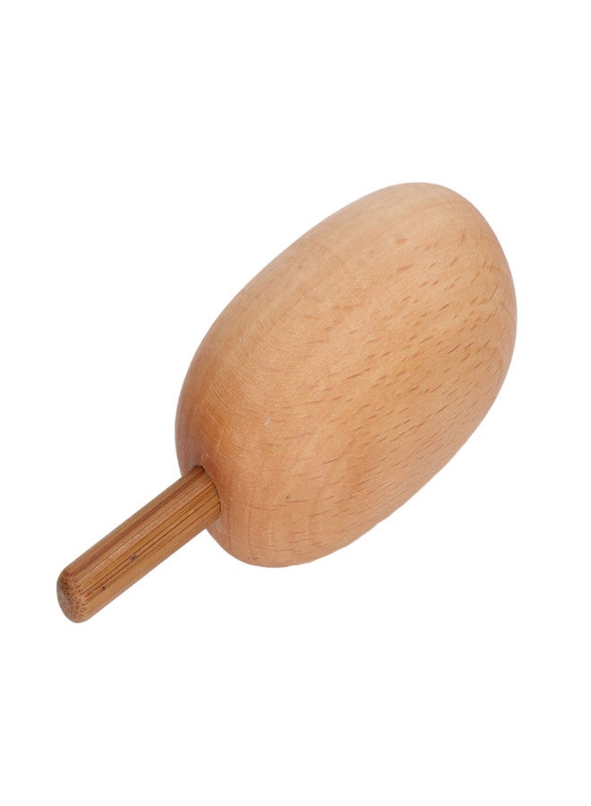 Darning Egg Pressure Relief Sturdy Wood Glossy Easy Grip Widely Used Socks Sewing Tools with Needle for Clothes - Image 3