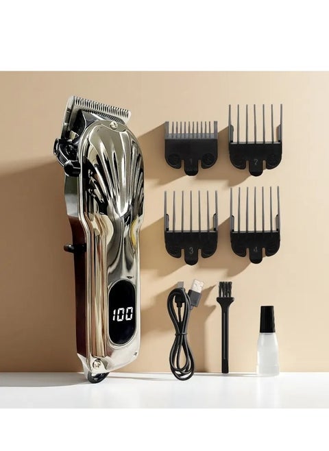 Professional Hair Clippers and Trimmers Set for Men – Precision Cutting System with Adjustable Length, Extended Battery Life & LED Display – Ideal for Barbers and Home Use