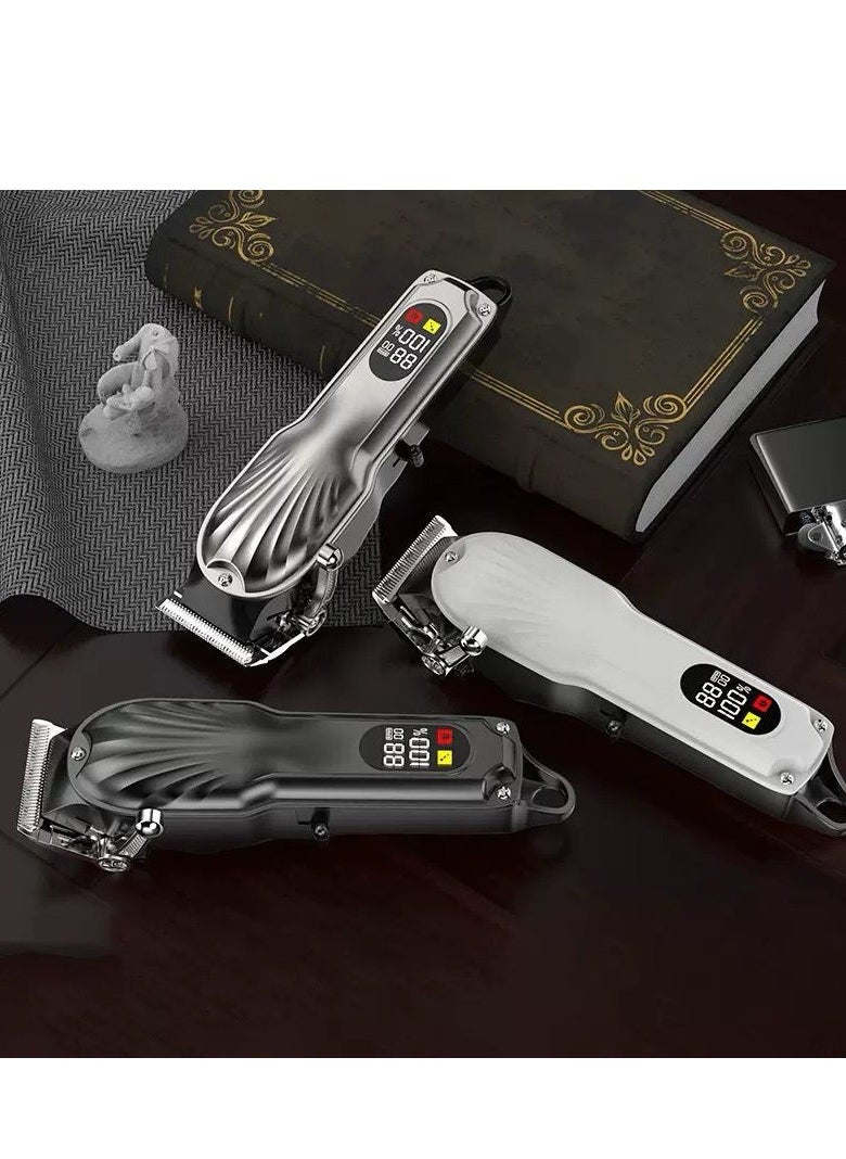 Generic - Professional Hair Clippers and Trimmers Set for Men – Precision Cutting System with Adjustable Length, Extended Battery Life & LED Display – Ideal for Barbers and Home Use - Image 1