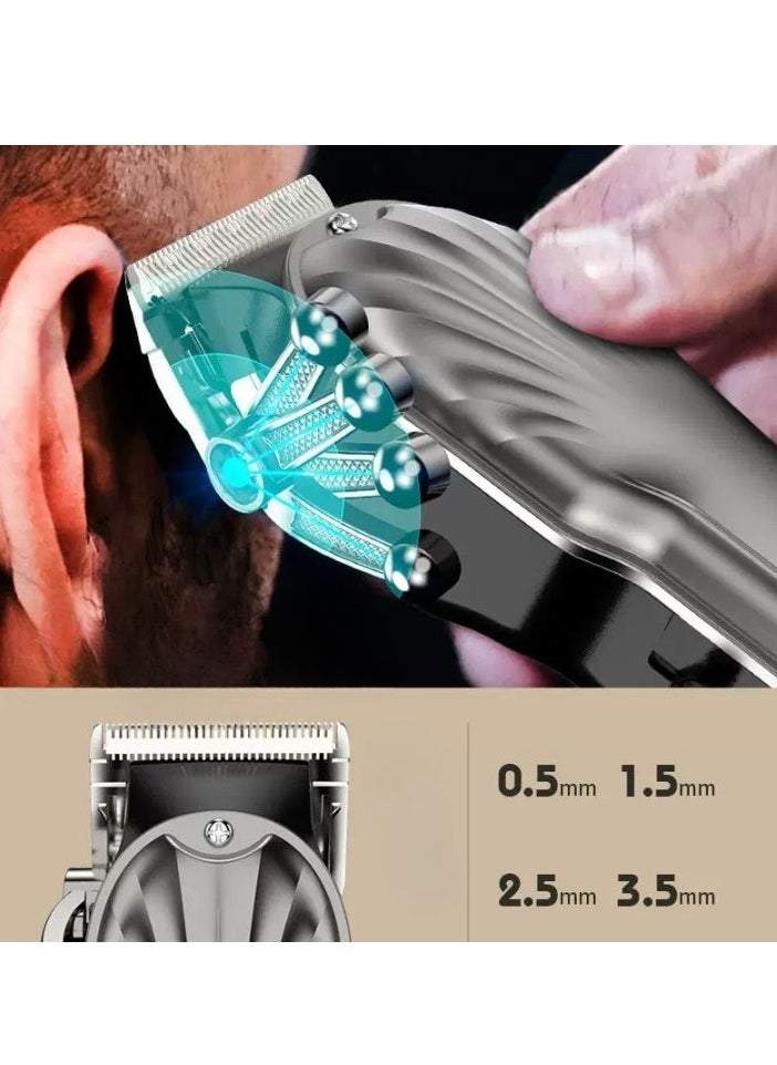 Generic - Professional Hair Clippers and Trimmers Set for Men – Precision Cutting System with Adjustable Length, Extended Battery Life & LED Display – Ideal for Barbers and Home Use - Image 1