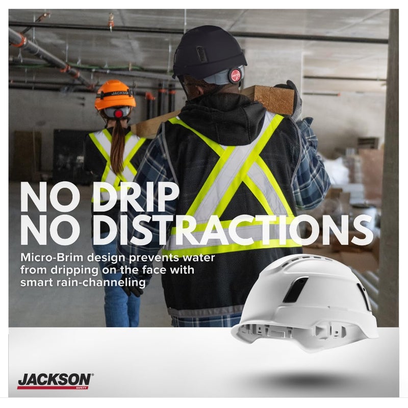 Jackson Safety XS2-500 Type 2 Hard Hat - Vented Construction Safety Helmet with Side Impact Protection - ANSI Z89.1 Type 2 Class C & OSHA Compliant (Multiple Colors) - Image 5