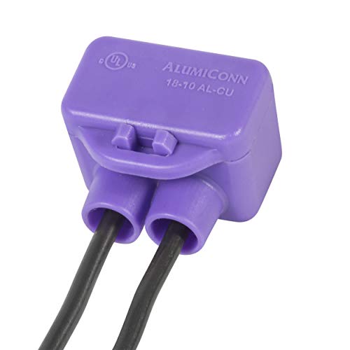 King Innovation 95025 AlumiConn Wire Connector, 25 pk, Purple, Count - Image 5