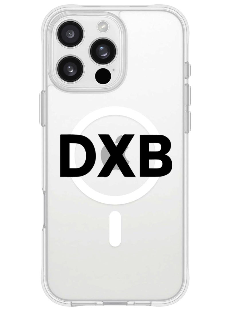 Theodor iPhone 16 Pro Magsafe Magnetic Case for iPhone Compatible with Wireless Charging, Shockproof Phone Bumper Cover - DXB Black - Image 1