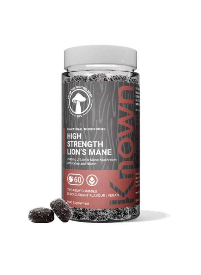 Known High Strength Lion’s Mane Mushroom Gummies