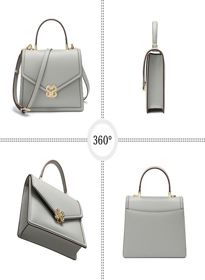 compuda Top Handle Bag,Top Handle Purses for Women,Fashion Leather handbag and Tote Bag Elegant Square Bag - Image 3