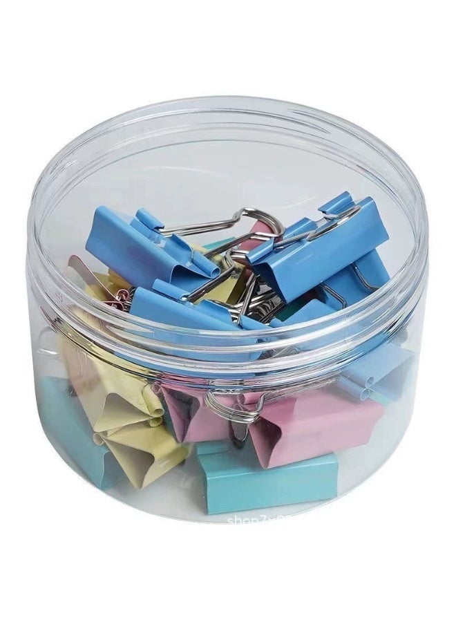 40-Piece Binder Clips 19mm Multicolor - Image 4