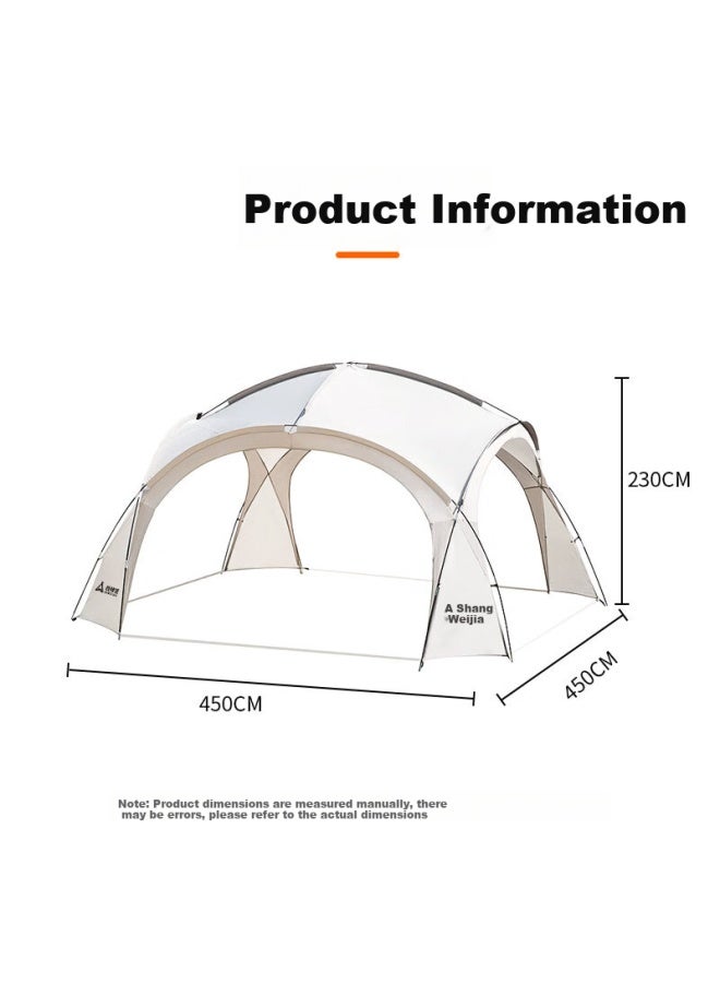 Suncojia Mongolian Yurt Dome, Outdoor Tent, Large Sunshade Canopy, Wilderness Camping, Rain Protection, Sun Protection, Spherical Pavilion, Large Size - Image 5