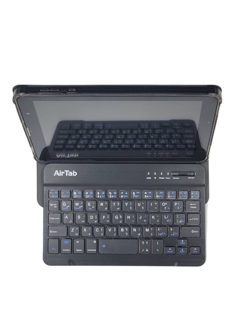 AirTab - AirTab A09 Tablet with Keyboard, 8 inch FHD Screen, Gold, 1TB Internal Memory, 16GB RAM - with Powerful 10,000mAh Battery - Image 1
