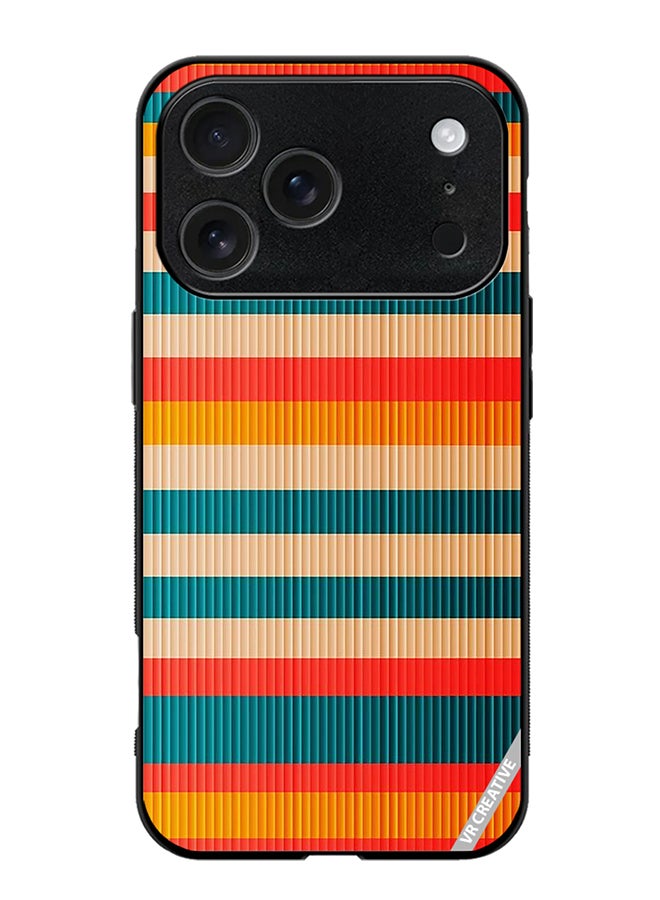 VR CREATIVE Protective Case Cover For Apple iPhone 17 Pro Max Texture Design Multicolour