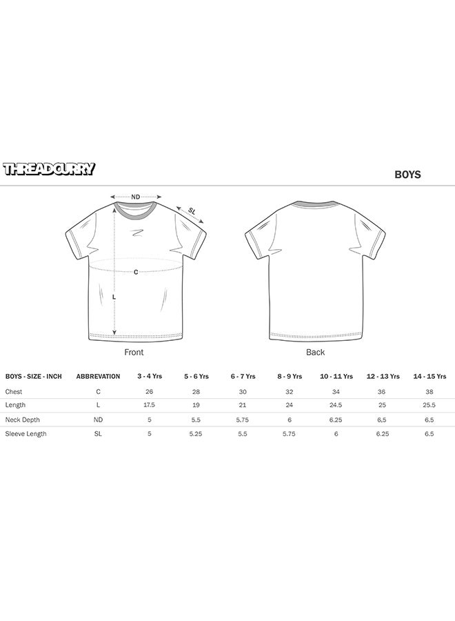 THREADCURRY تي شيرت THREADCURRY After Life Fun Comic Cotton Graphic Printed Tshirt للأولاد  - Image 4