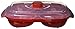 sistema Sistema Microwave Poacher for up to 4 Eggs, Red/Clear, 28.7 x 20.5 x 8.4 cm - Image 2