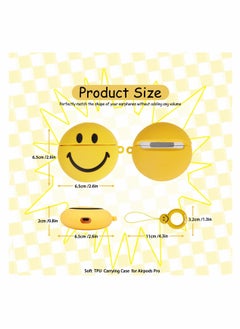 Y&D Smiley Face Case Cover Compatible with for Case Soft TPU Silicone Shockproof for New 3D Cute Fun Aesthetic Preppy Anti-Lost Design  - Image 2