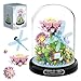HI-REEKE HIREEKE Flower Dragonfly Bouquet Building Block Set Micro Mini Botanical Building Toy for Women568 PCS - Image 2