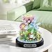 HI-REEKE HIREEKE Flower Dragonfly Bouquet Building Block Set Micro Mini Botanical Building Toy for Women568 PCS - Image 4