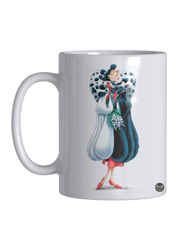 Phone Planet White mug with Cruella character design