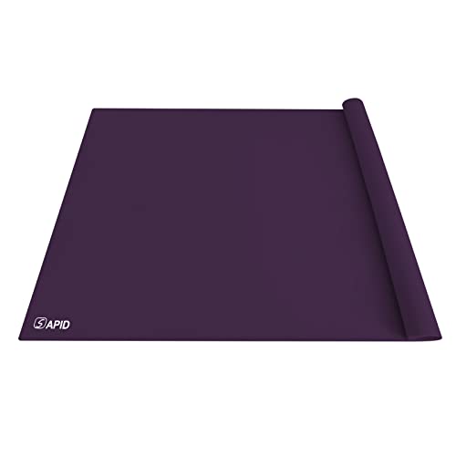 Extra Large Silicone Mat 36 x 24 Place Mats Heat Resistant Mat for Kitchen Countertop Protector Thick Placemats Washable Silicone Mats for Kitchen Counter Mat Dining Table Mat Purple Sapid