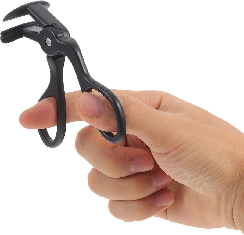 ABOOFAN Eyelash Curler Black Wide-Angle Lash Curling Clip Handheld Eye Makeup Tool for Women with Lash Curling Clips, No Pinch Design Suitable for Daily Use - Image 4