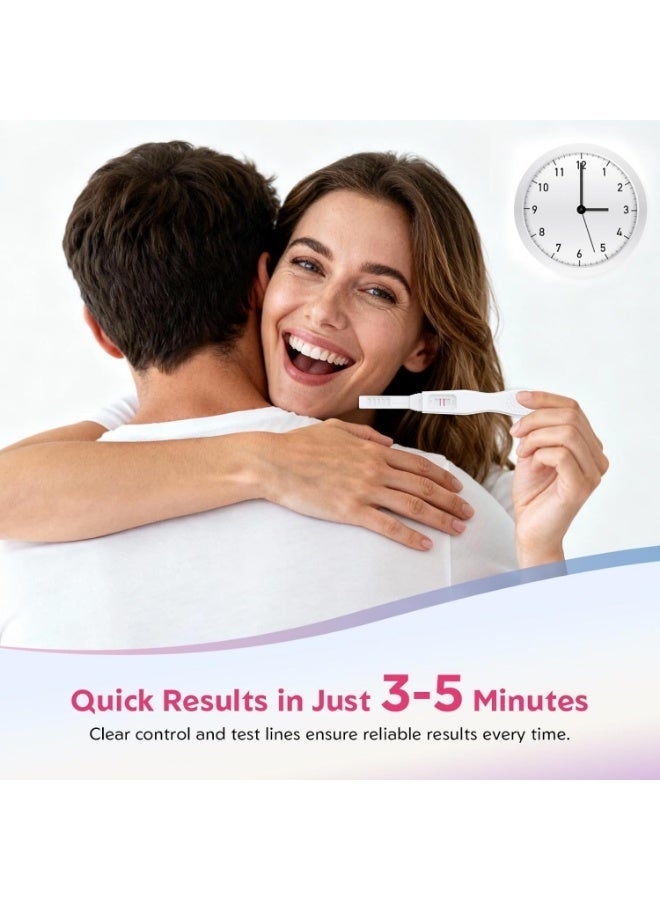 MomMed Pregnancy Test, 5 HCG Home Pregnancy Midstream Test, Accurately Detect Early Pregnancy, High Sensitivity Result for Women Home Testing - Image 5