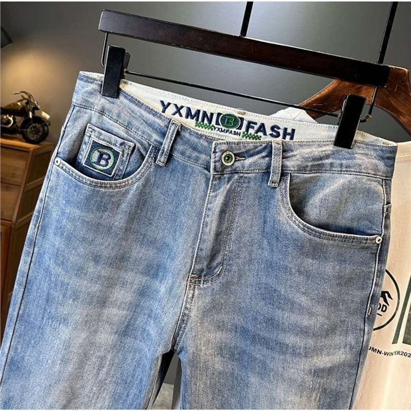 Unisex Classic Denim Jeans Loose Fit Daily Outdoor Wear - Image 5