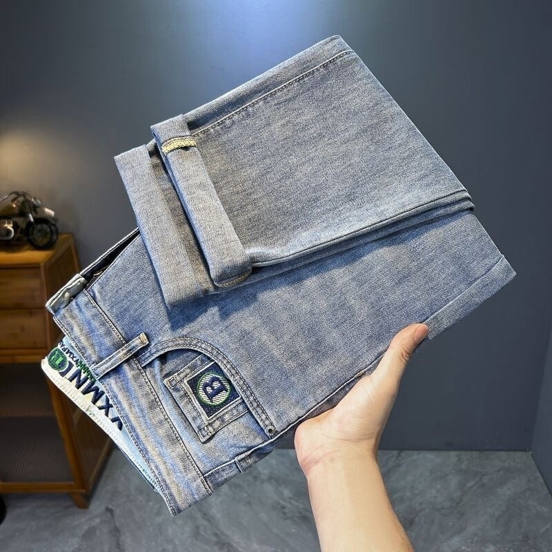 Unisex Classic Denim Jeans Loose Fit Daily Outdoor Wear - Image 2