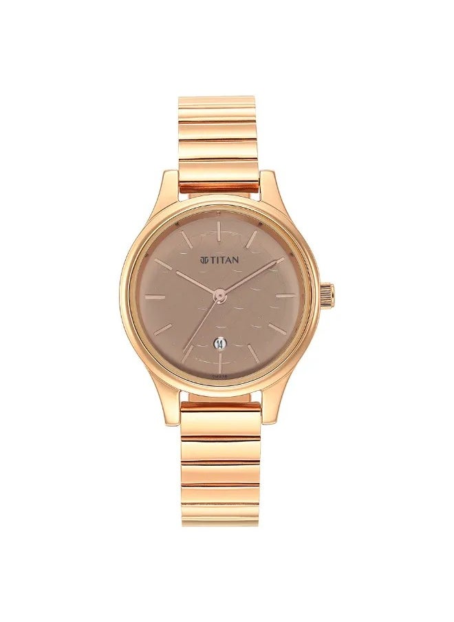 TITAN Women's Analog Round Shape Stainless Steel Wrist Watch - 2679WM01 - 38 Mm  - Image 2