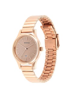 TITAN Women's Analog Round Shape Stainless Steel Wrist Watch - 2679WM01 - 38 Mm  - Image 3